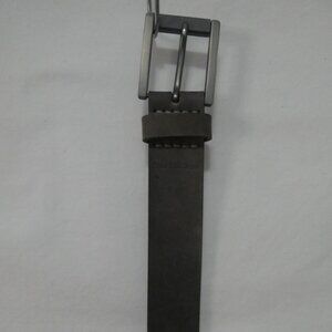 CALVIN KLEIN | size 34 | Genuine Leather | Classic Grey Belt With Sturdy Buckle